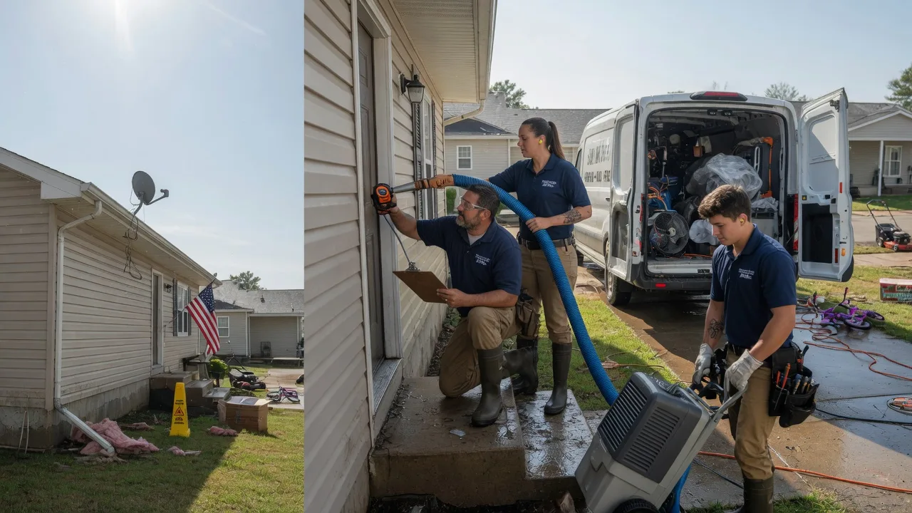Ceiling Water Damage Restoration in Valhermoso Springs, AL near me